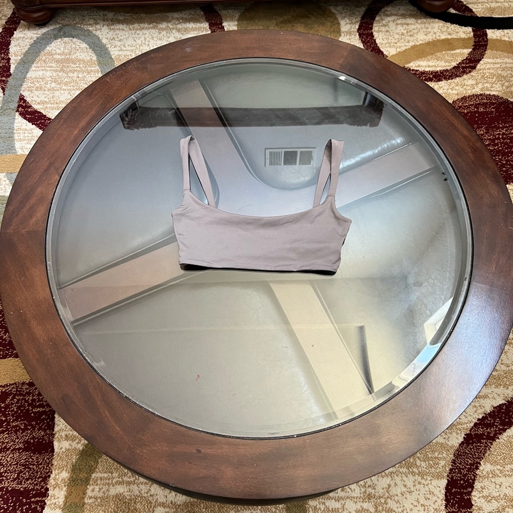 Solid Crop Wide Strap Top